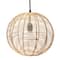 Hello Honey® Modern Boho Handwoven Rattan Globe Pendant Light